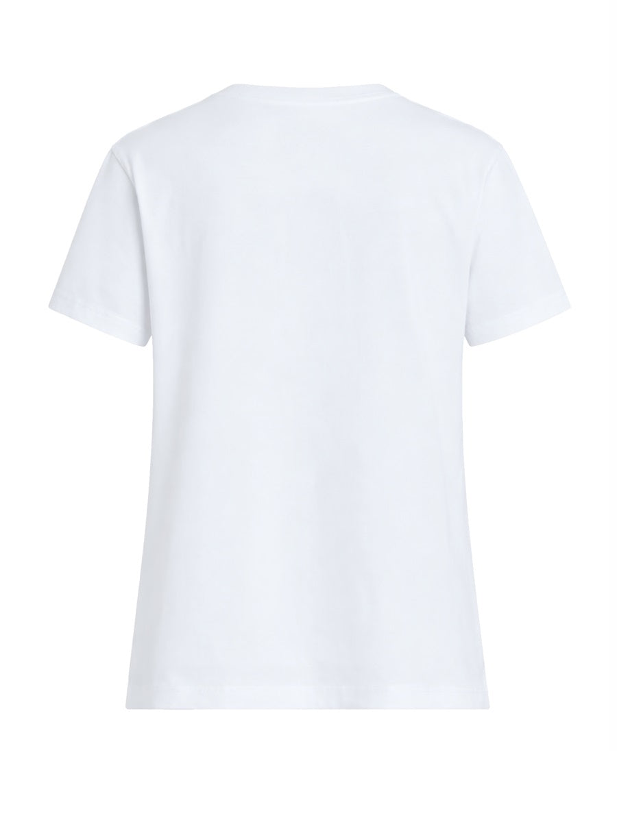 Patou Logo Print T-Shirt — White, view 4