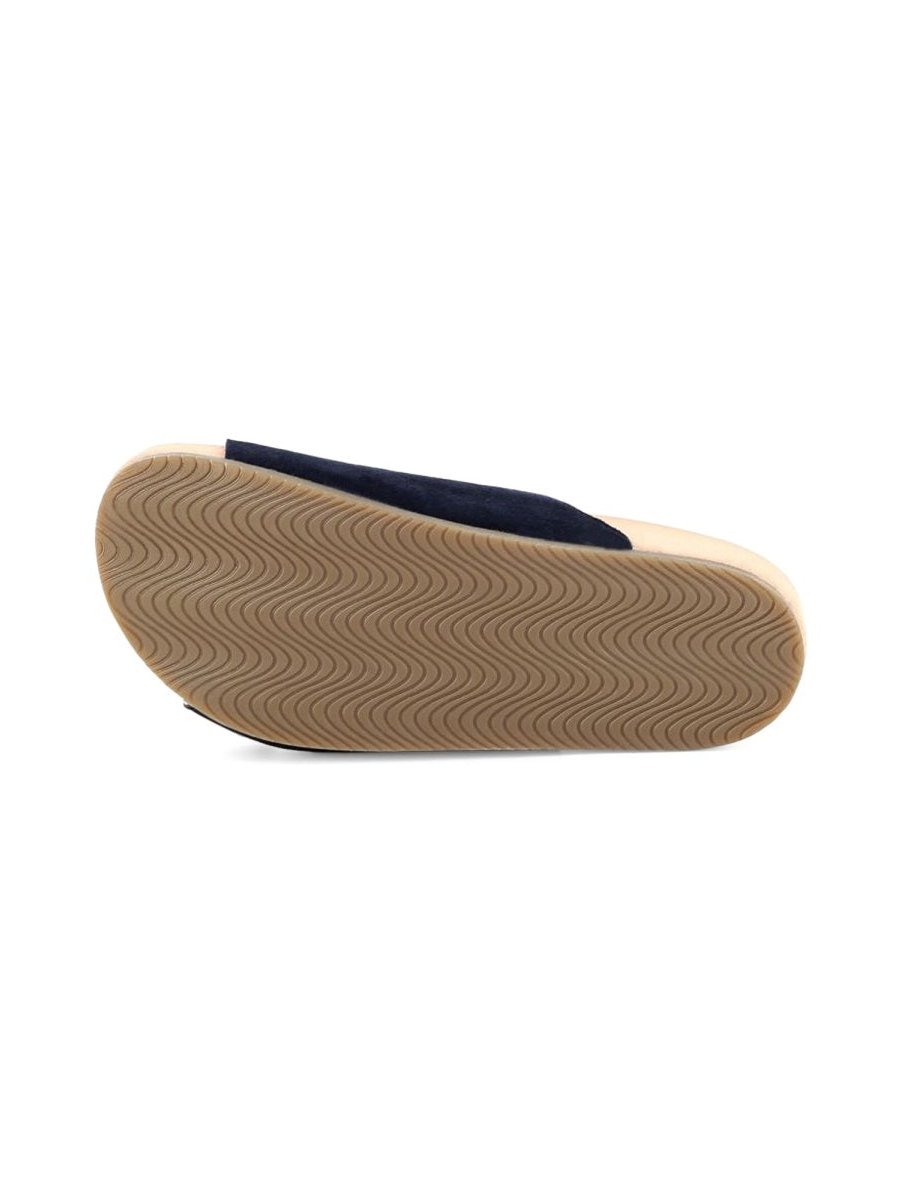 Chloé Leather Sandal — Blue, view 4