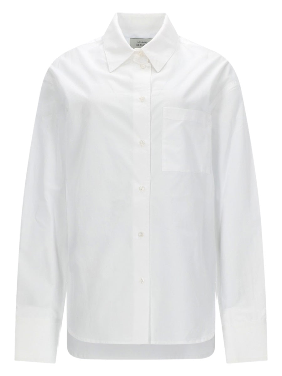 Loulou De Saison Lee Shirt — White by Loulou De Saison