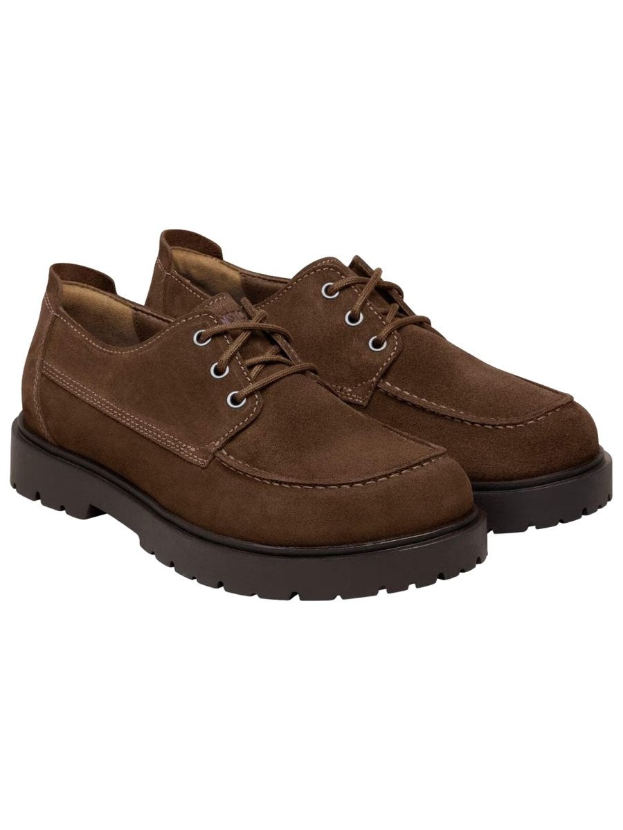 Birkenstock Highwood Moc Loafers — Brown, view 4