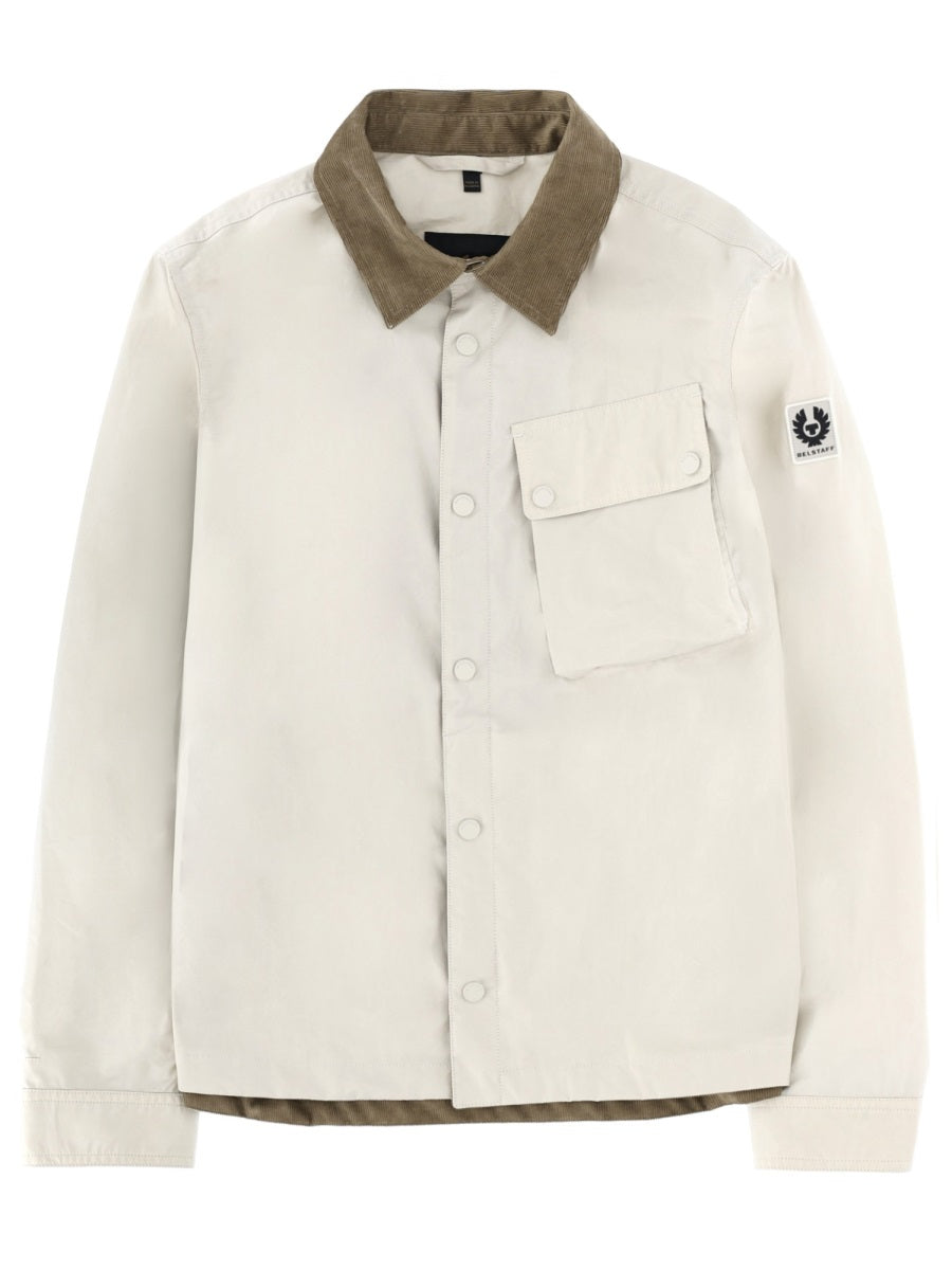 Belstaff Waxed Cotton Jacket — Beige, view 5