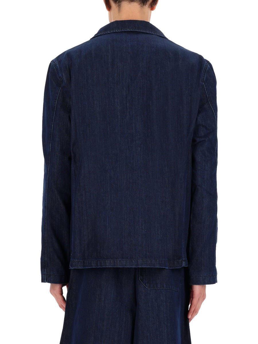 Ymc Organic Cotton Jacket — Blue by Ymc
