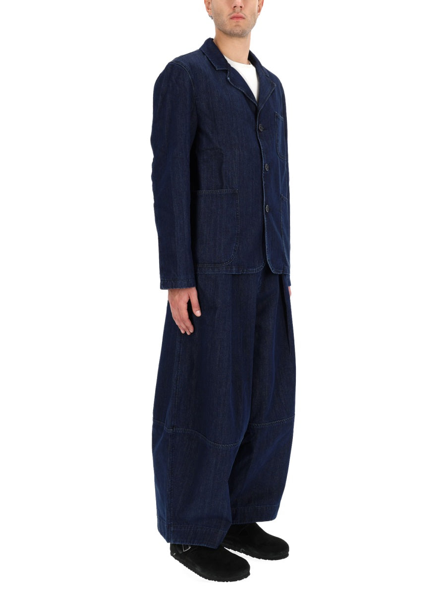 Ymc Organic Cotton Jacket — Blue, view 3