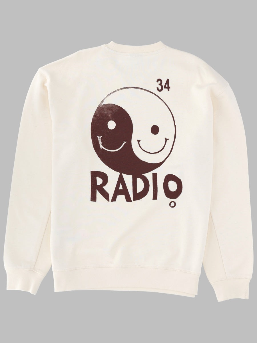 Ps Paul Smith Organic Cotton Oversized Sweatshirt — White, view 2