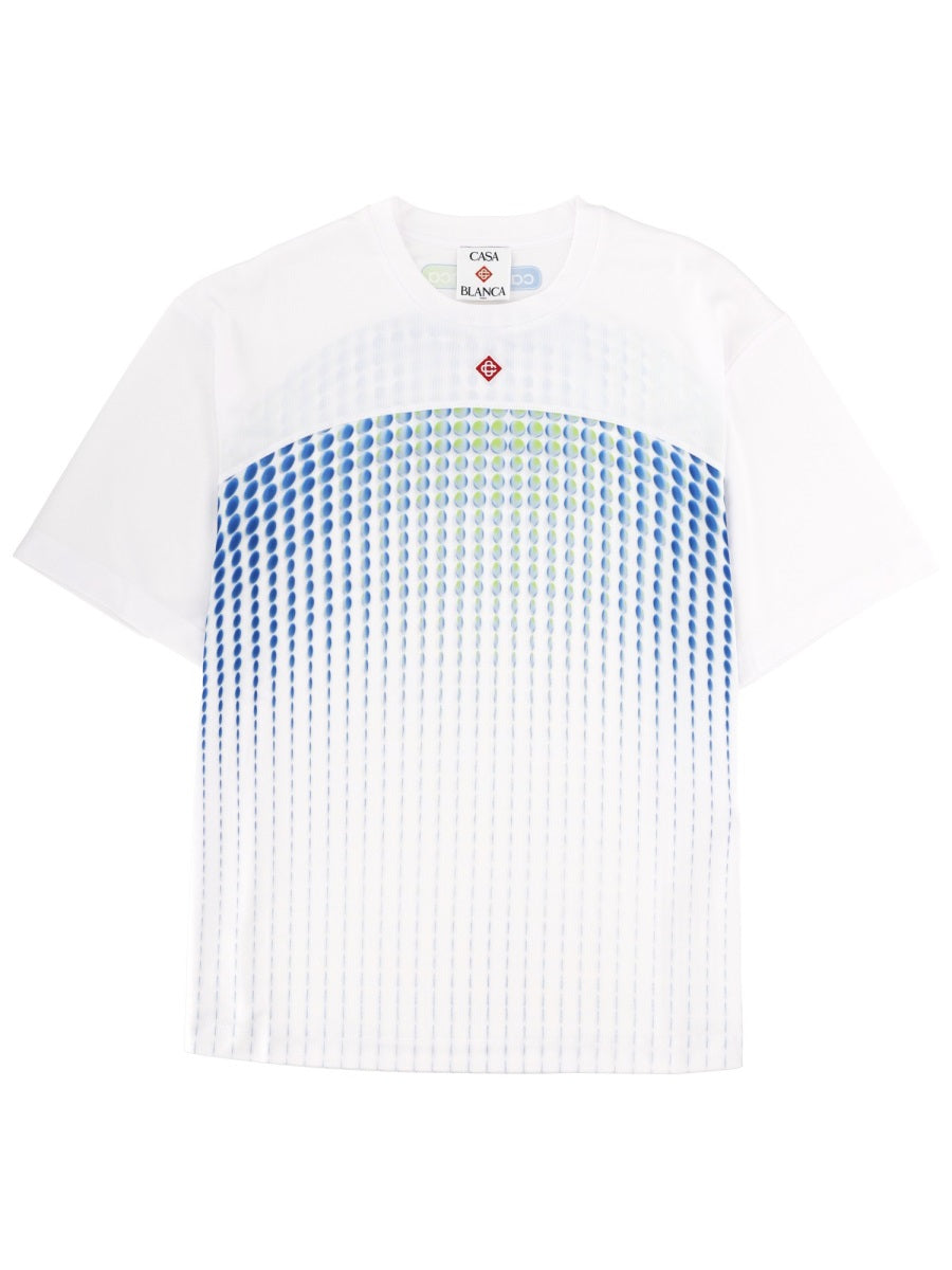 Casablanca Logo Print T-Shirt — White by Casablanca