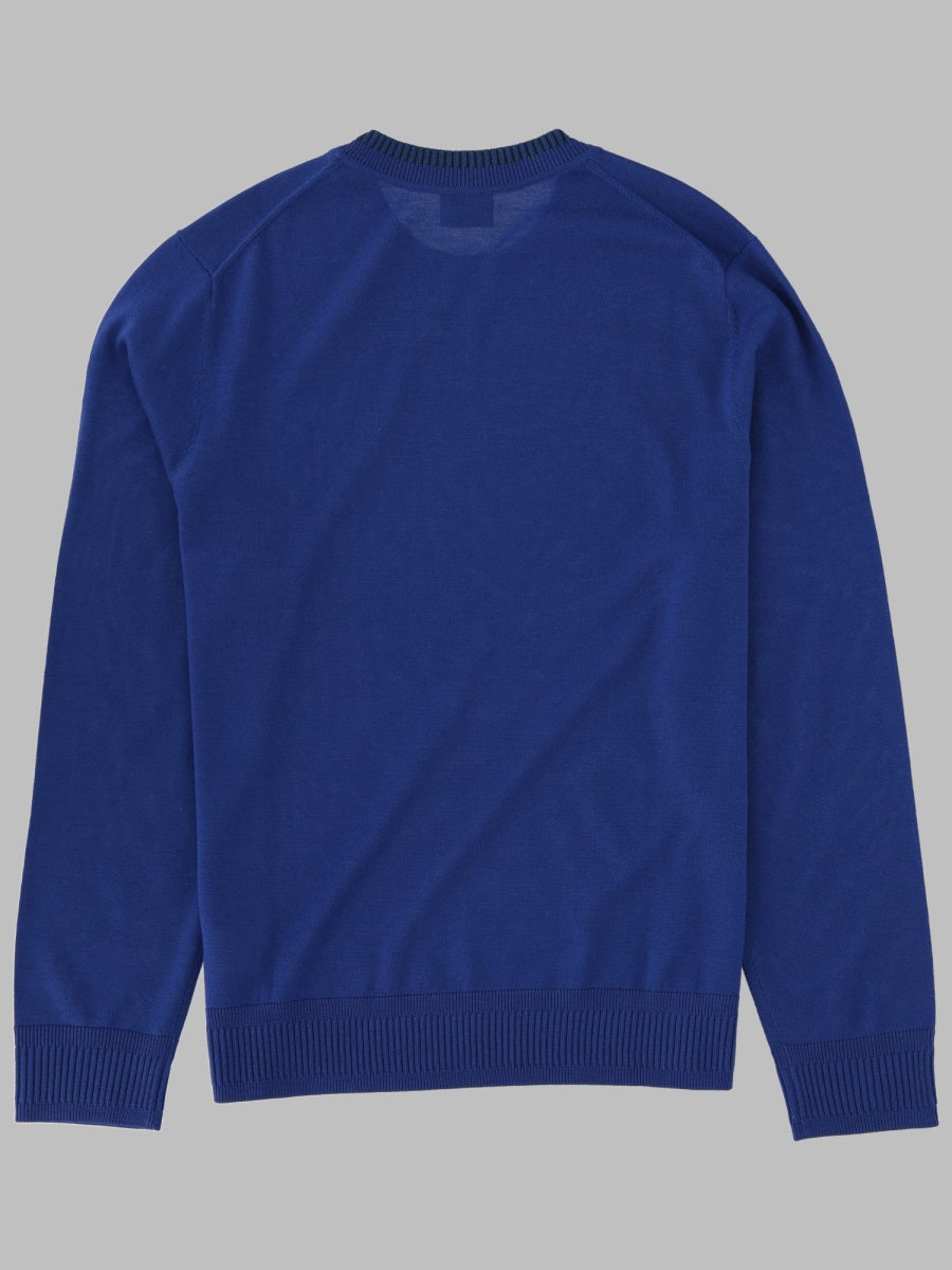 Ps Paul Smith Merino Wool Sweater — Blue, view 2