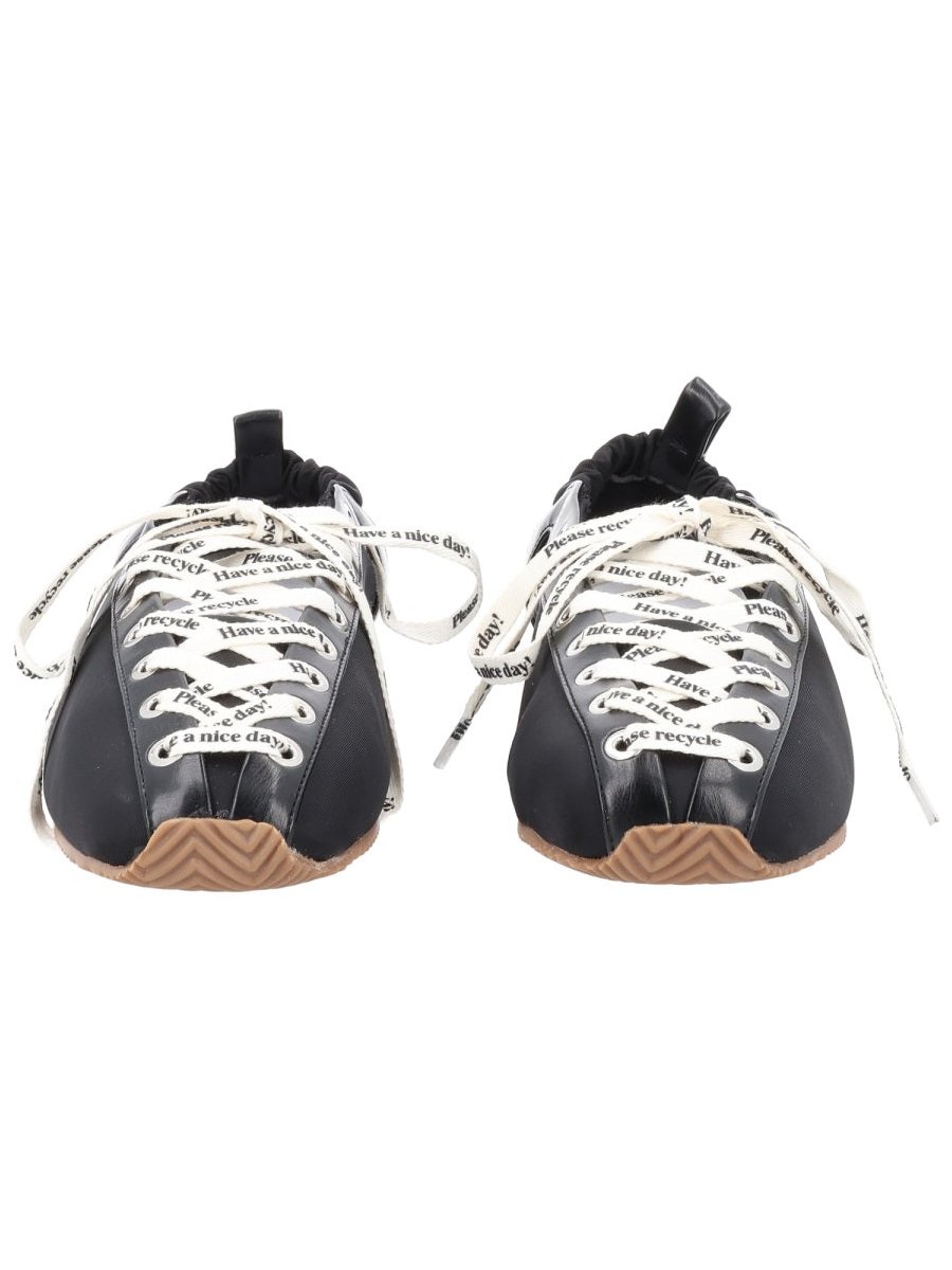 Ganni Ballerina Sporty Flat — Black by Ganni