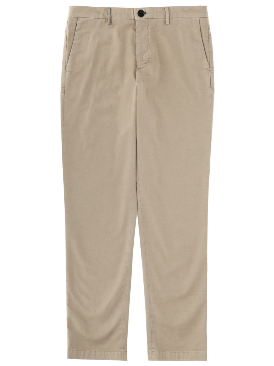 Ps Paul Smith Organic Cotton Chino Pants — Brown by Ps Paul Smith