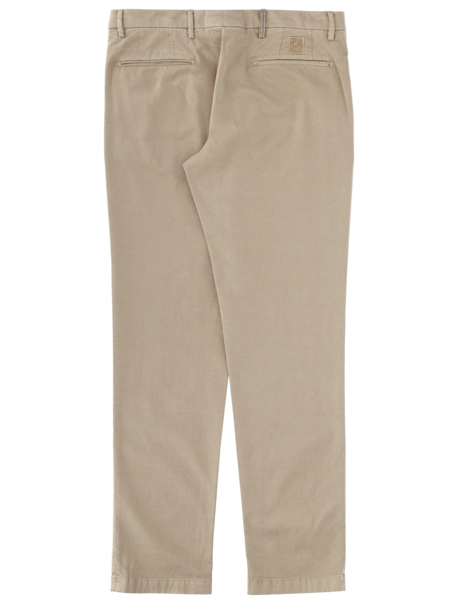 Ps Paul Smith Organic Cotton Chino Pants — Brown, view 2