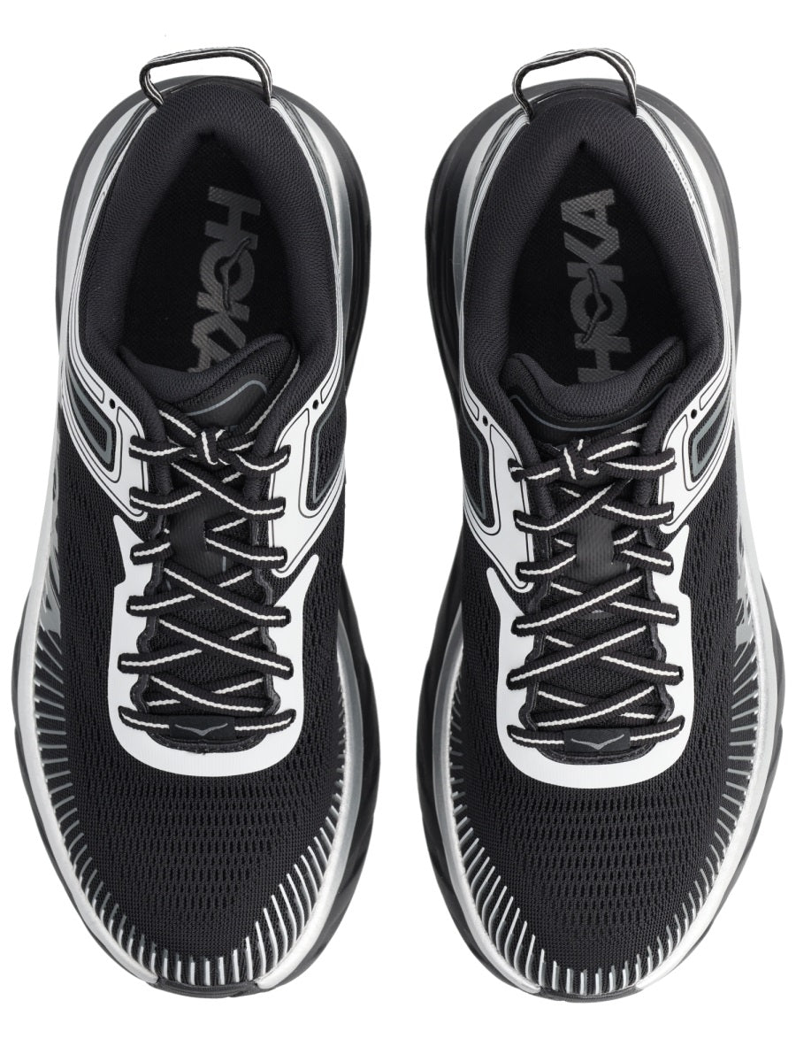 Hoka Bondi Sneaker — Black, view 4