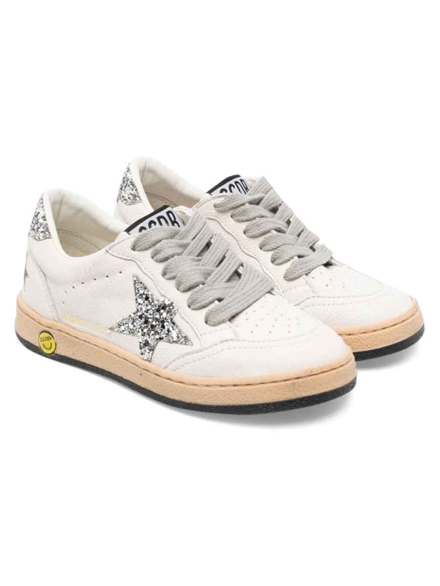 Golden Goose Ball Star Sneakers — White by Golden Goose