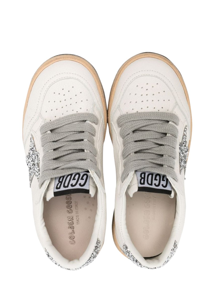 Golden Goose Ball Star Sneakers — White, view 3