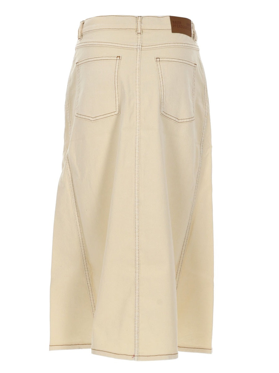 Baum Und Pferdgarten Shilan Skirt — Ivory, view 2