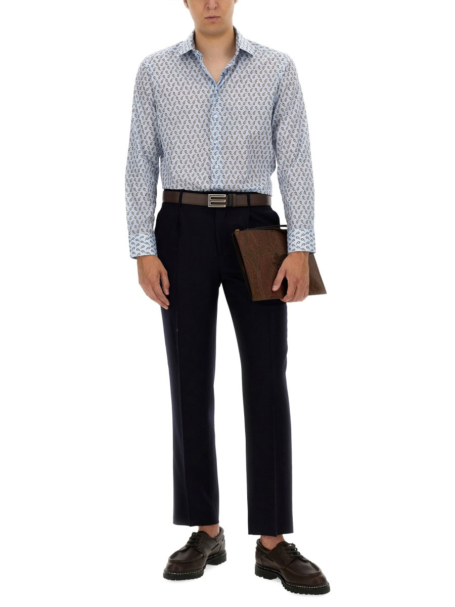 Etro Rome Shirt — Blue, view 4