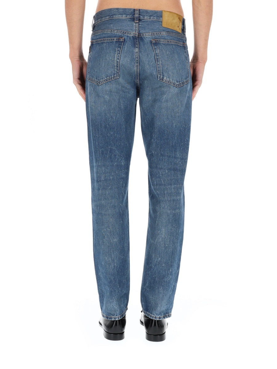 Haikure Tokyo Jeans — Blue, view 5