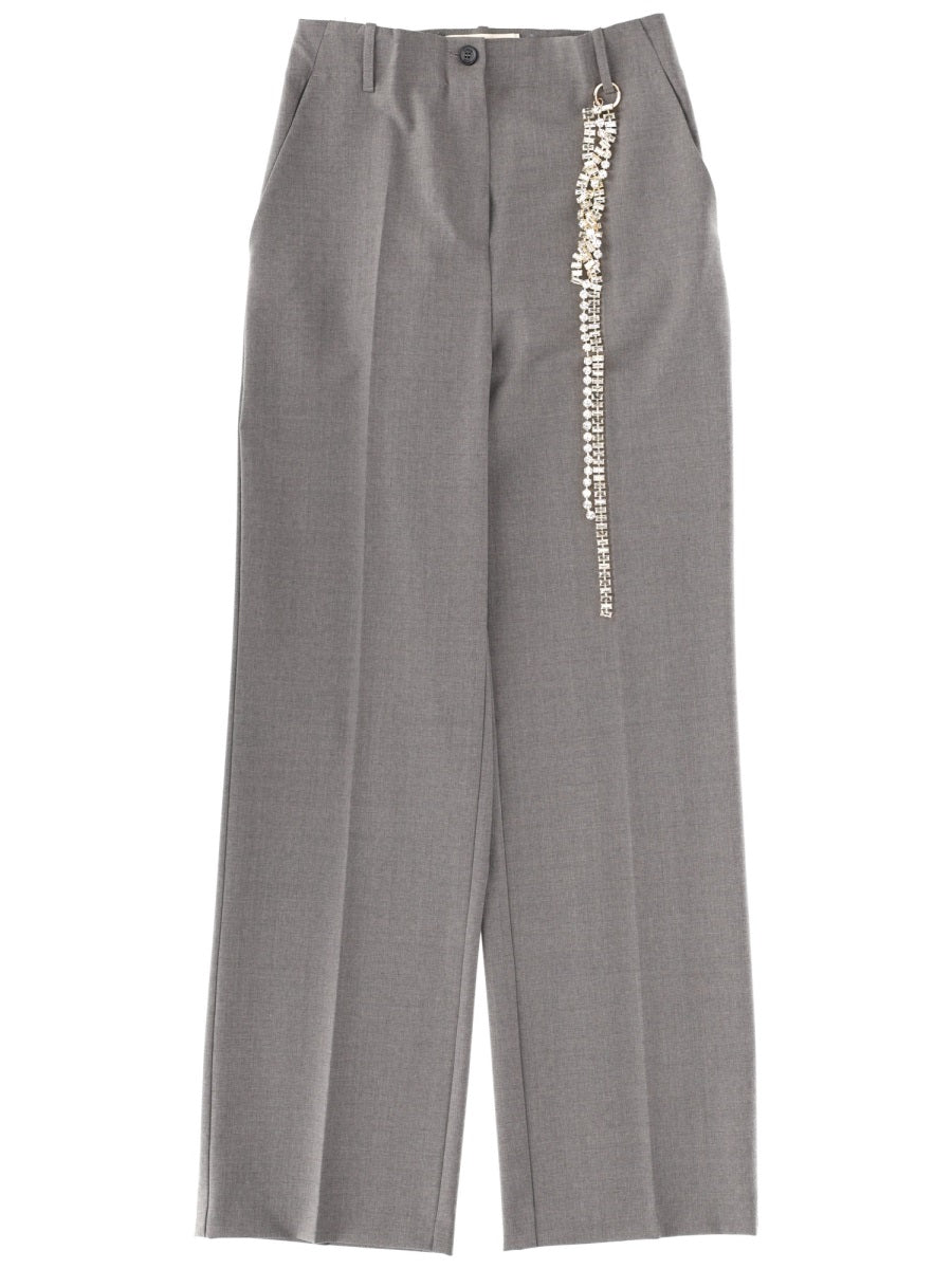 Circus Hotel Virgin Wool Trousers — Gray by Circus Hotel