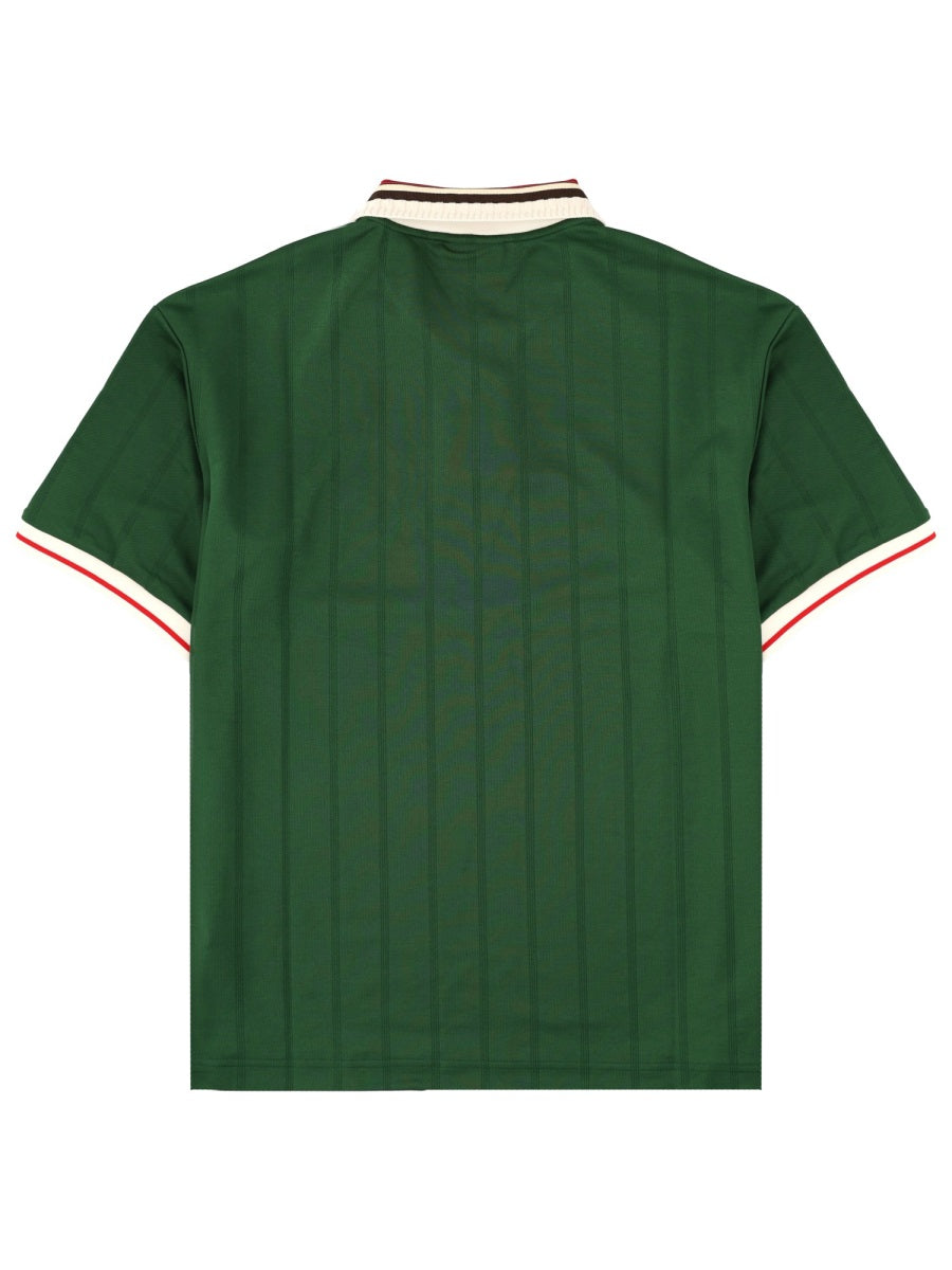 DrôLe De Monsieur D Hibiscus Polo Shirt — Green, view 2