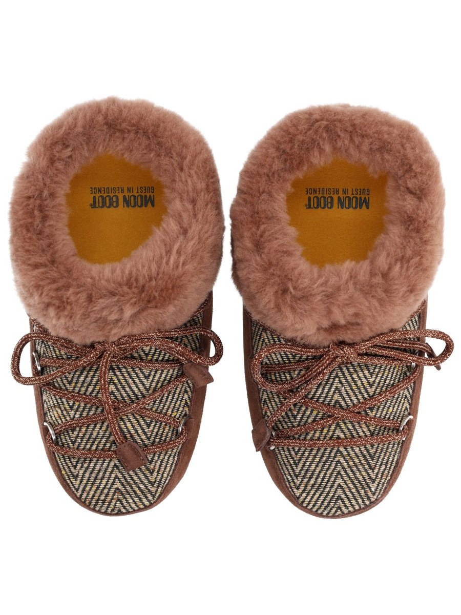 Moon Boot Mule Chalet Boot — Brown, view 3