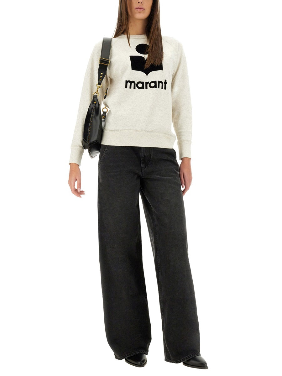 Marant éToile Cotton Regular Fit Sweatshirt — Powder by Marant Etoile