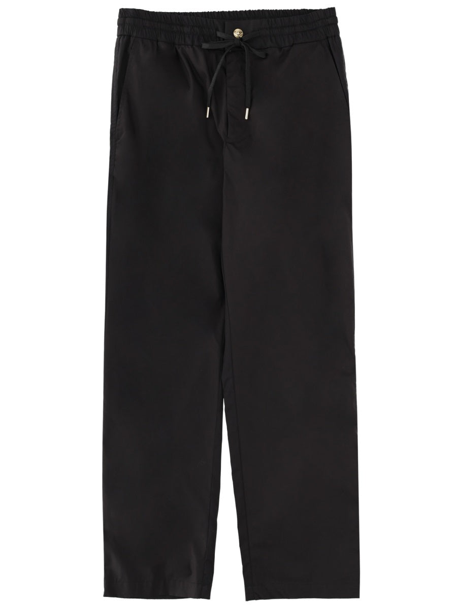 Versace Jeans Couture Cotton Regular Fit Joggers — Black by Versace Jeans Couture