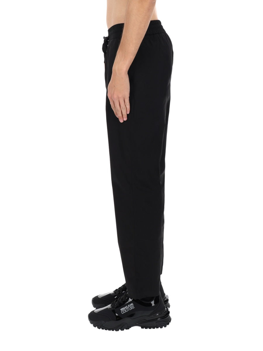 Versace Jeans Couture Cotton Regular Fit Joggers — Black, view 4