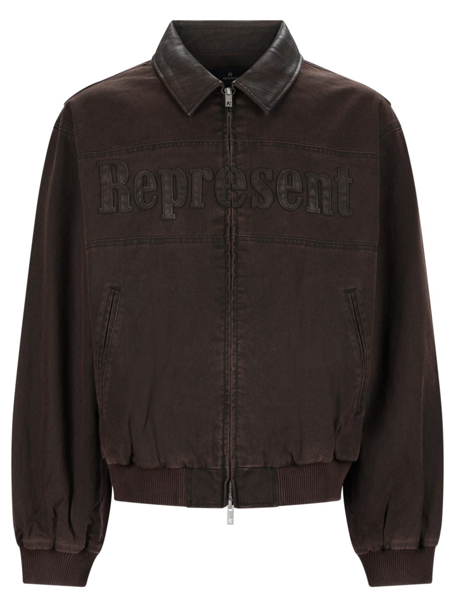 Represent Trucker Jacket — Brown by Represent