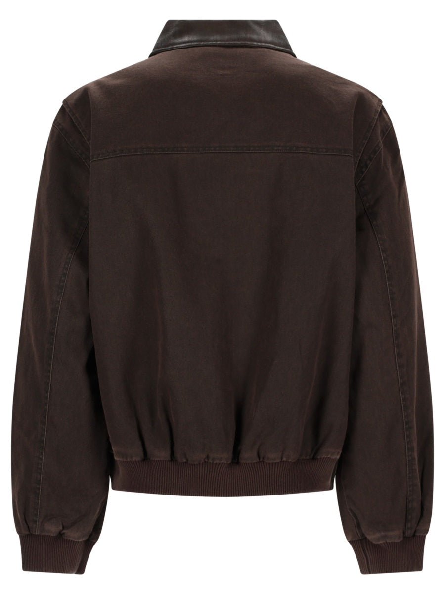 Represent Trucker Jacket — Brown, view 3