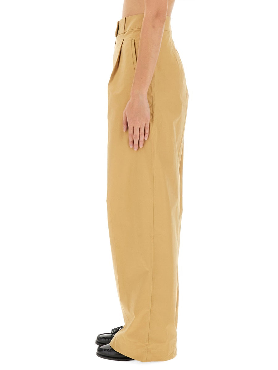 A.P.C. Veronica Trousers — Yellow, view 4