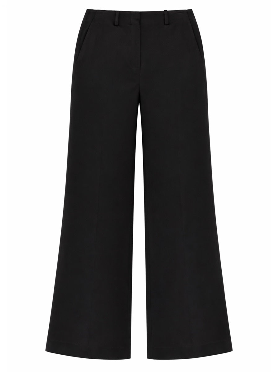 Theory Loose-Fit Triacetate Trousers — Black by Theory