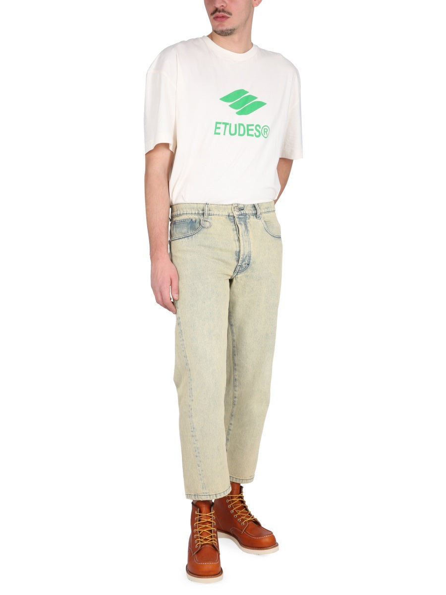 éTudes Studio Five-Pocket Organic Cotton Jeans — Yellow by éTudes Studio