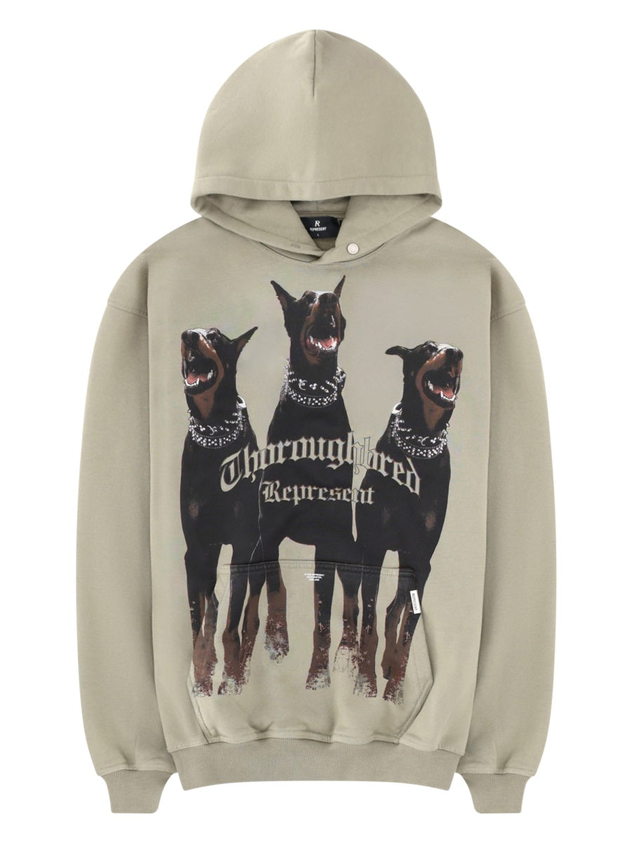 Represent Thoroughbred Hoodie — Green by Represent