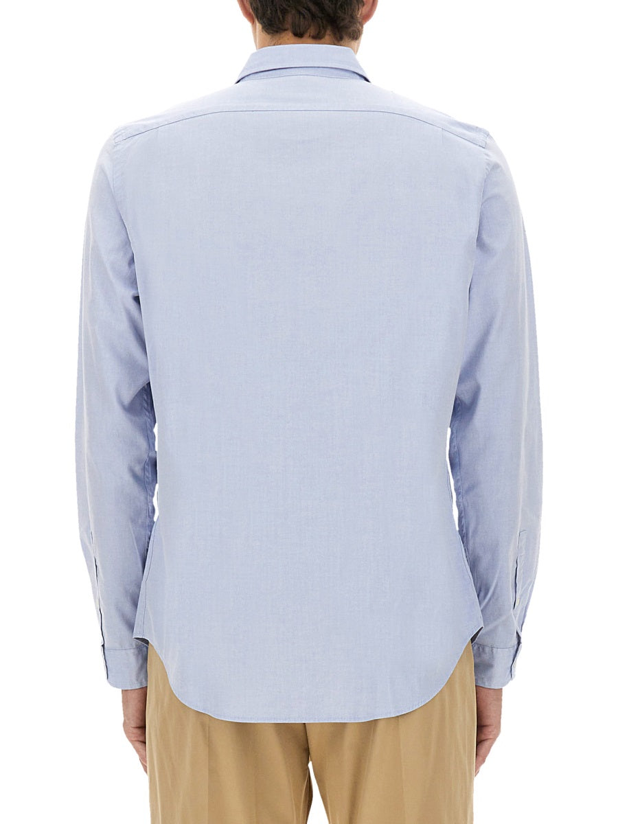 Ps Paul Smith Organic Cotton Shirt — Blue by Ps Paul Smith