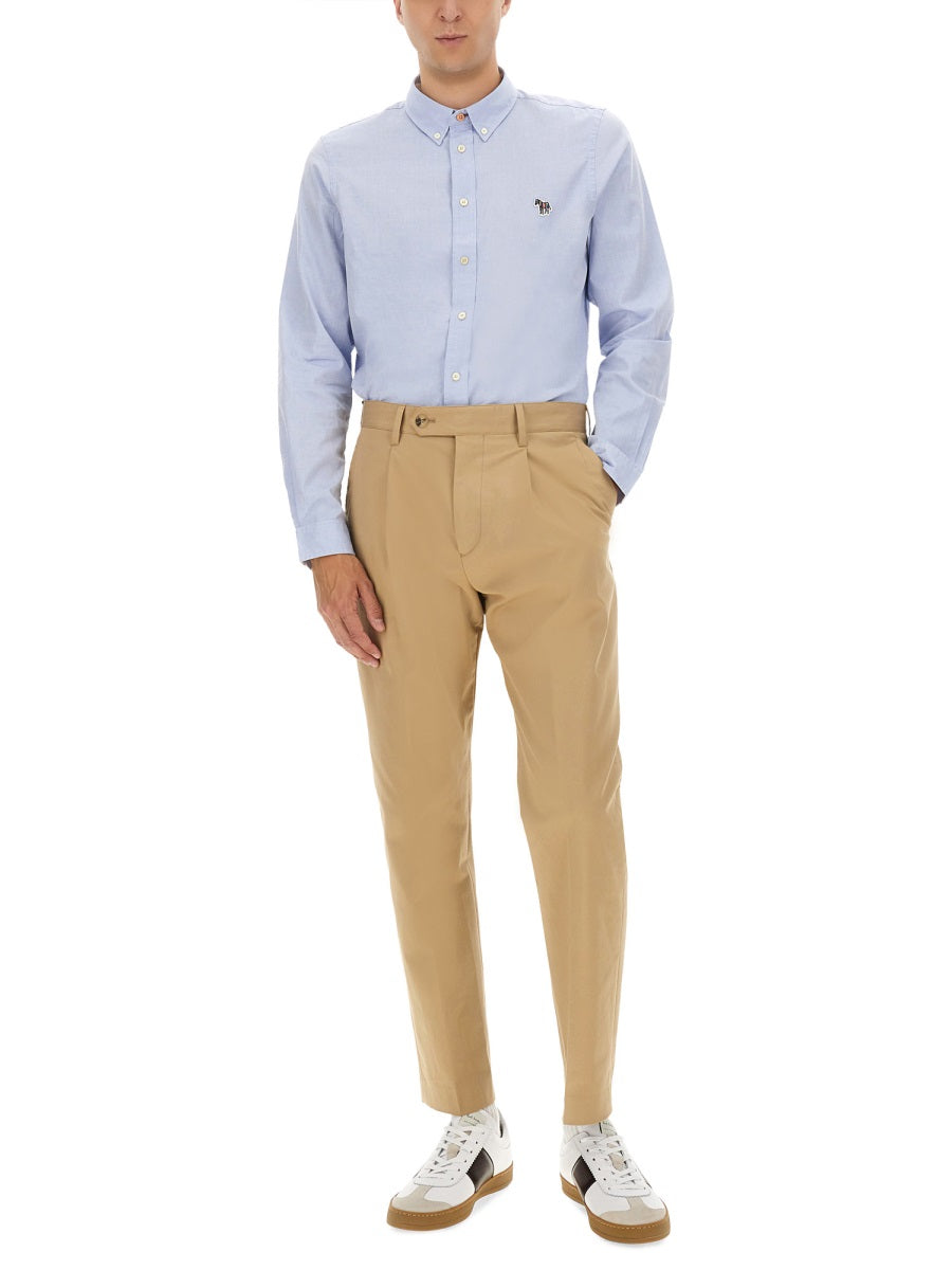 Ps Paul Smith Organic Cotton Shirt — Blue, view 4