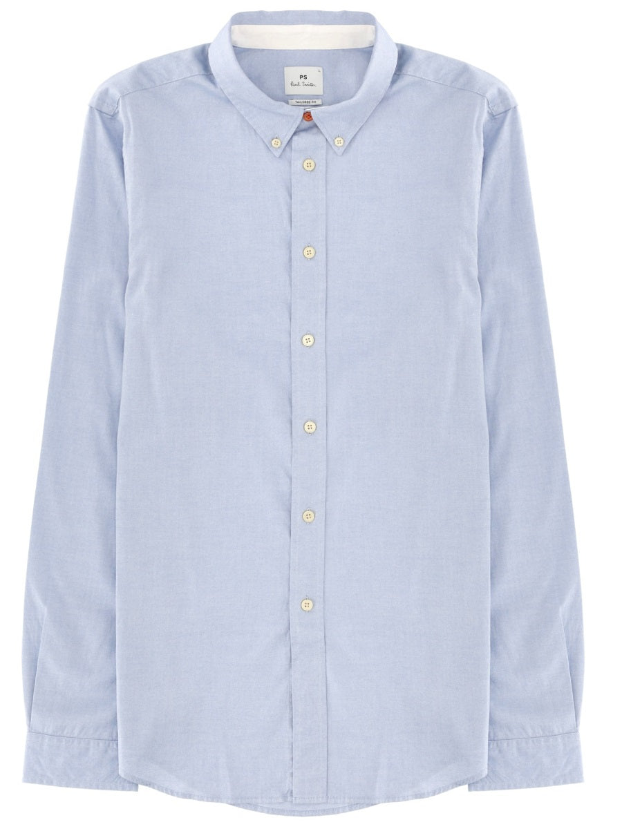 Ps Paul Smith Organic Cotton Shirt — Blue, view 5