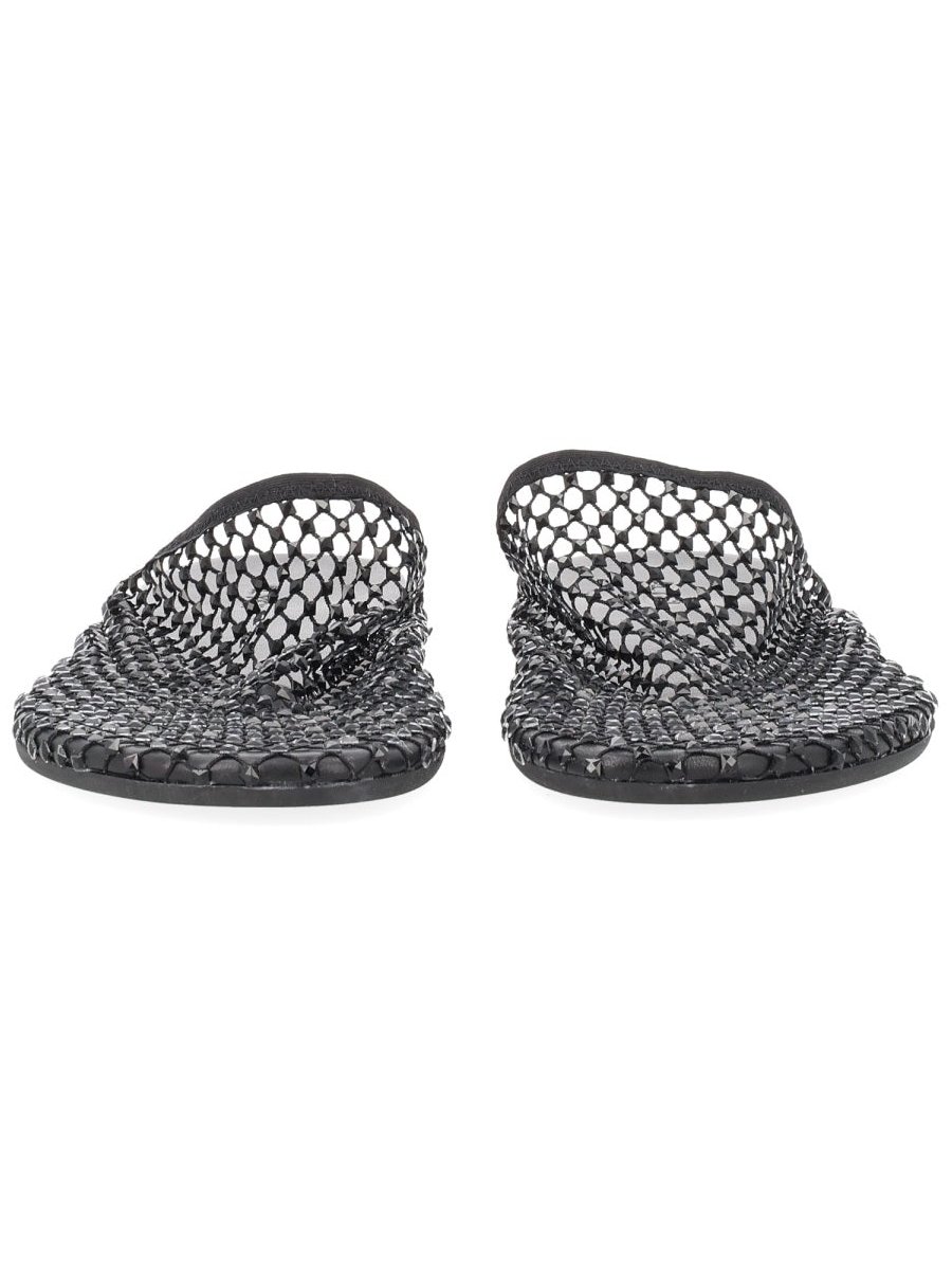 Alysi Rhinestone-Embellished Mule — Black by Alysi
