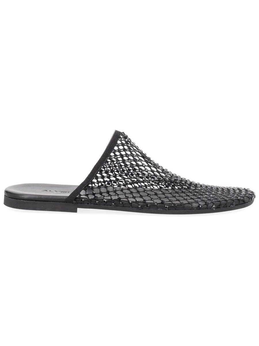 Alysi Rhinestone-Embellished Mule — Black, view 5