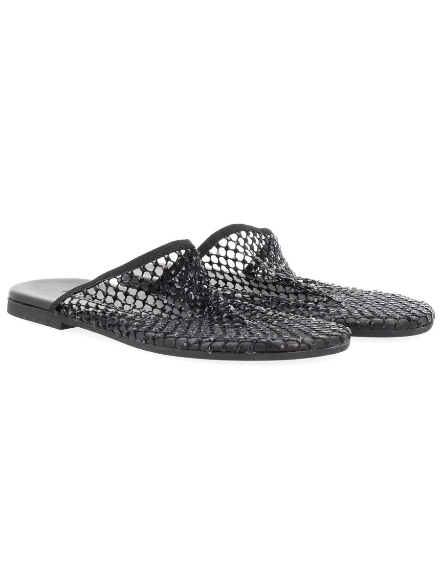 Alysi Rhinestone-Embellished Mule — Black, view 6