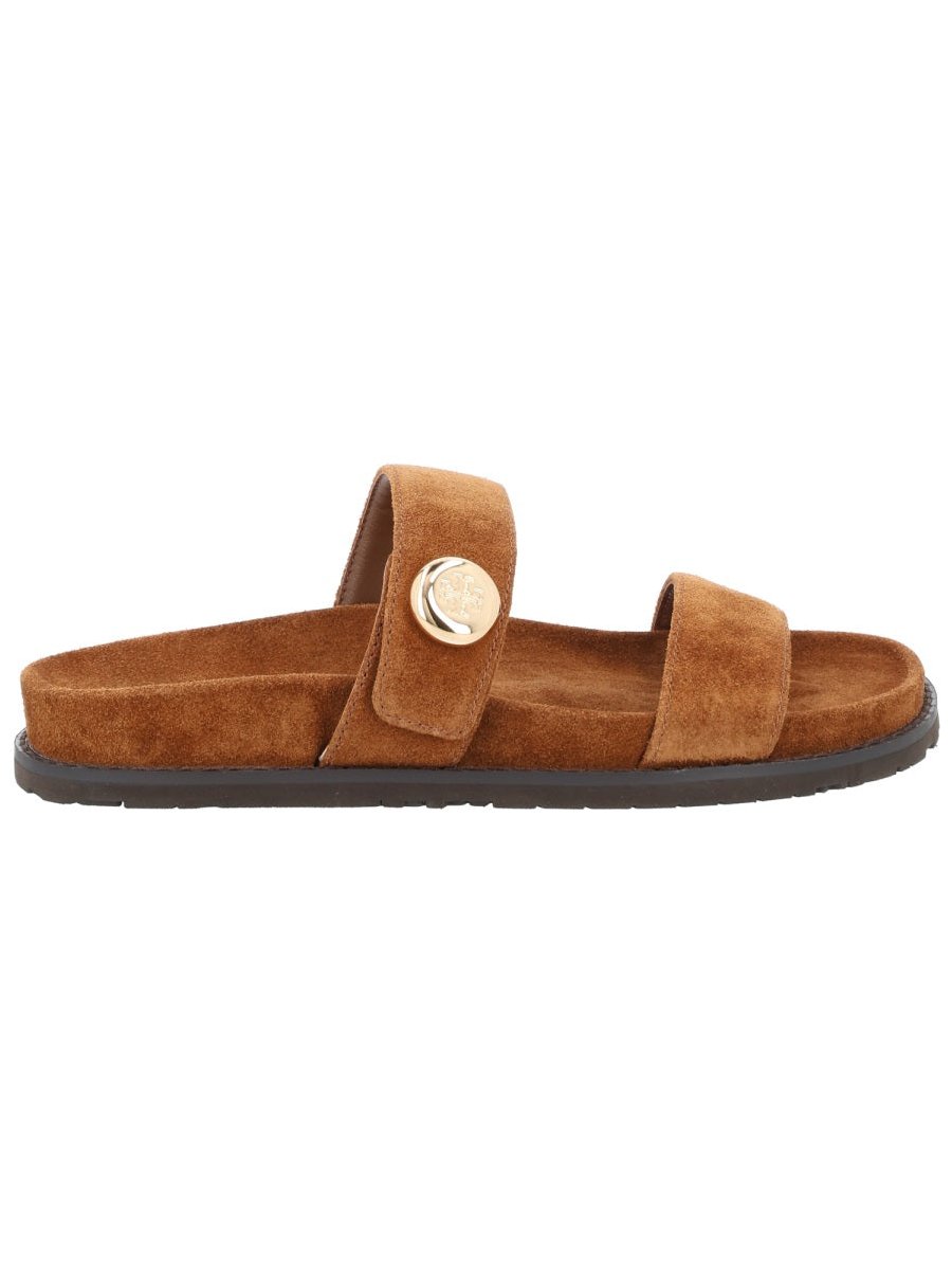 Tory Burch Romy Sandals — Beige, view 5