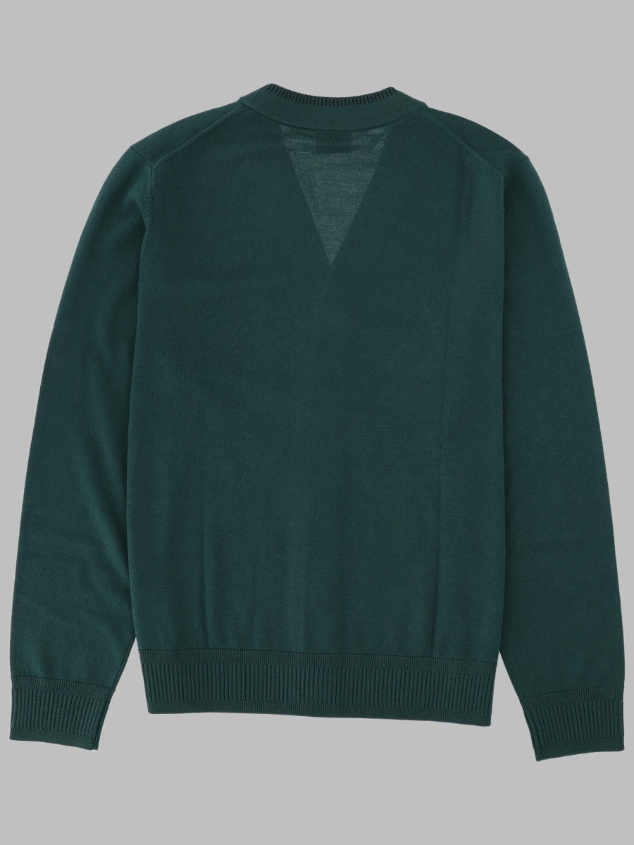 Ps Paul Smith Merino Wool Cardigan — Green, view 2