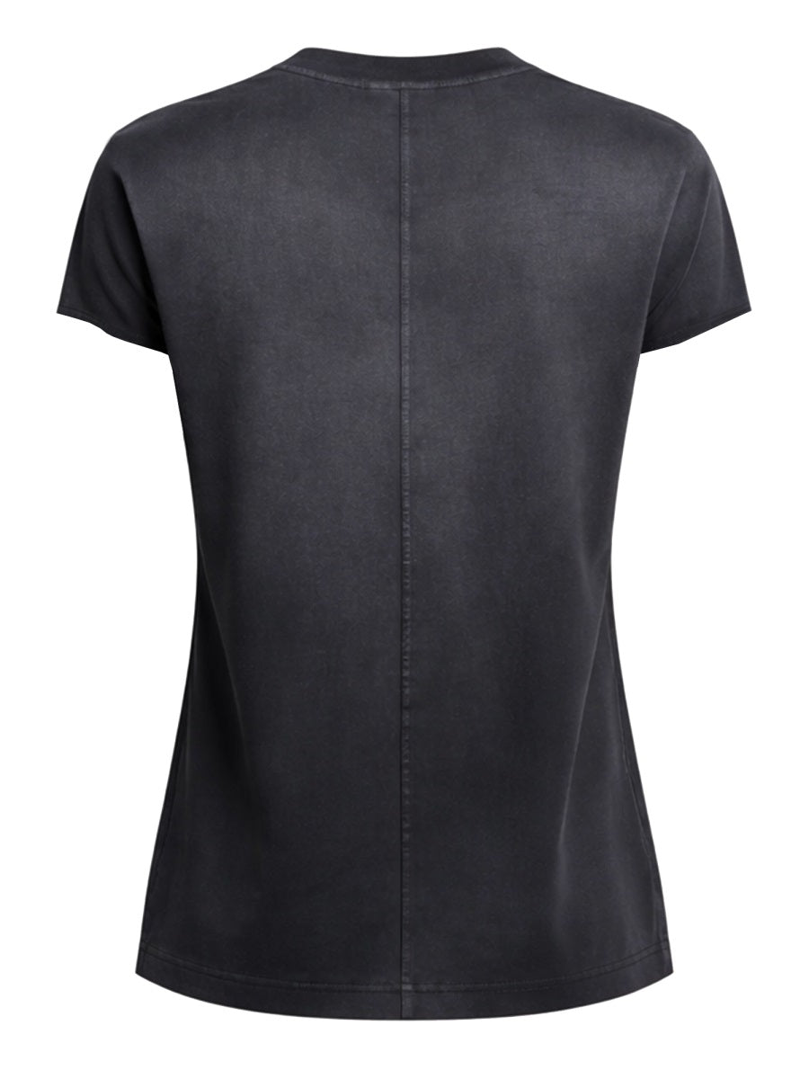 CourrèGes Cotton T-Shirt — Black by Courreges