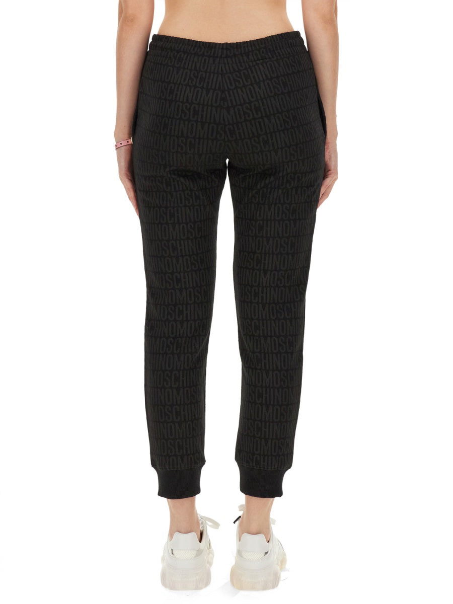 Moschino Cotton-Polyester Blend Joggers — White by Moschino