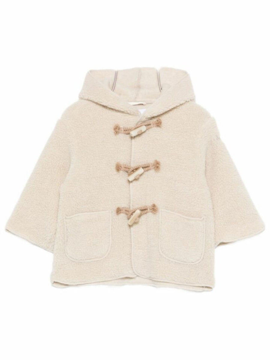 Il Gufo Polyester Jacket — Brown, view 2