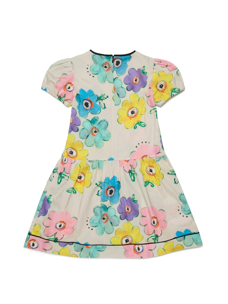 Marni Flower Dress — Multicolor, view 2