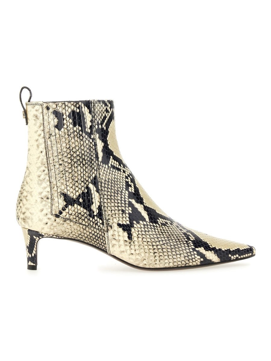 Roberto Festa Animalier Printed Calf Leather Boot — Multicolor, view 4