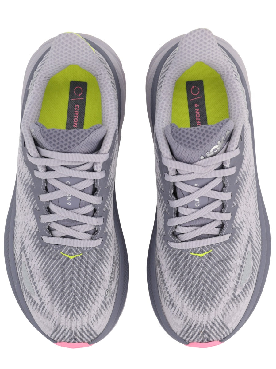 Hoka Clifton 9 GTX Sneaker — Gray, view 3
