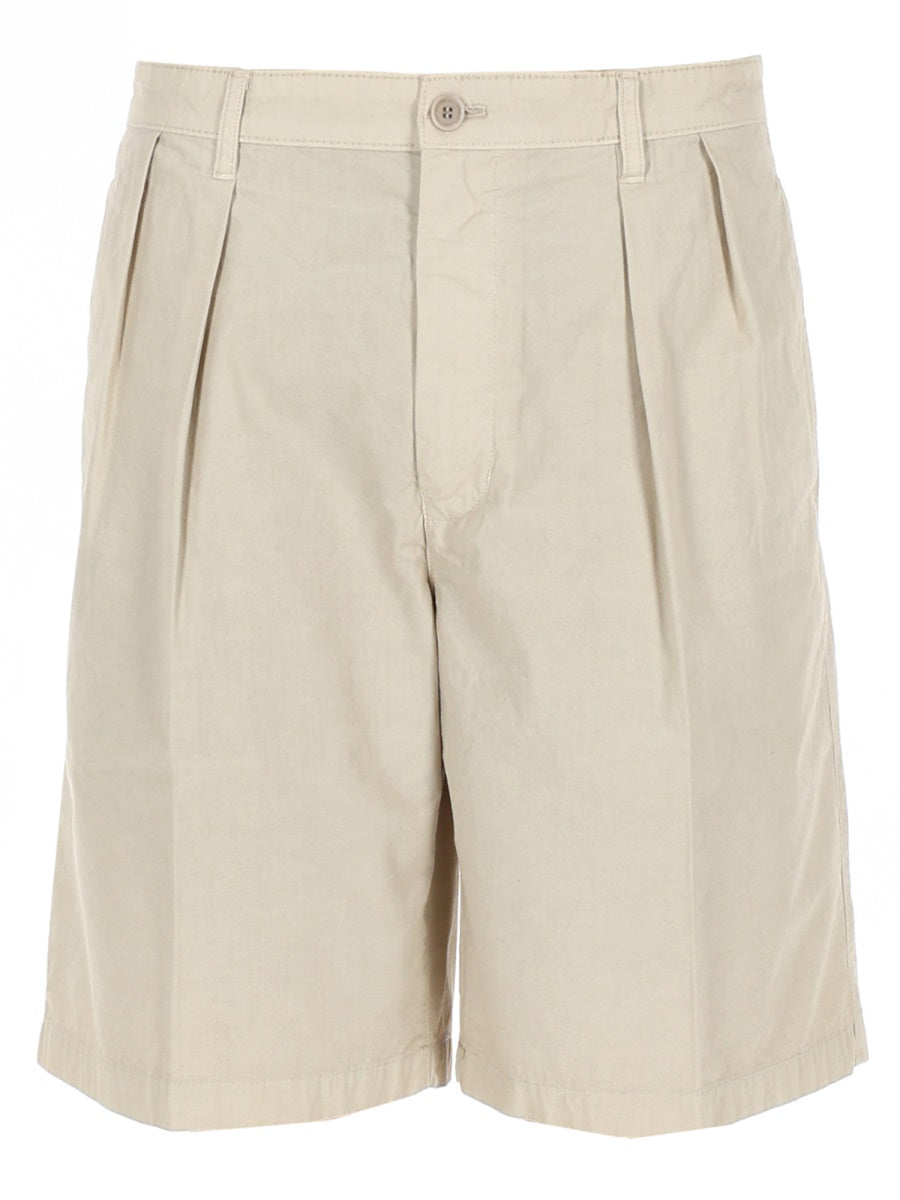 Aspesi Cotton Shorts — Beige by Aspesi