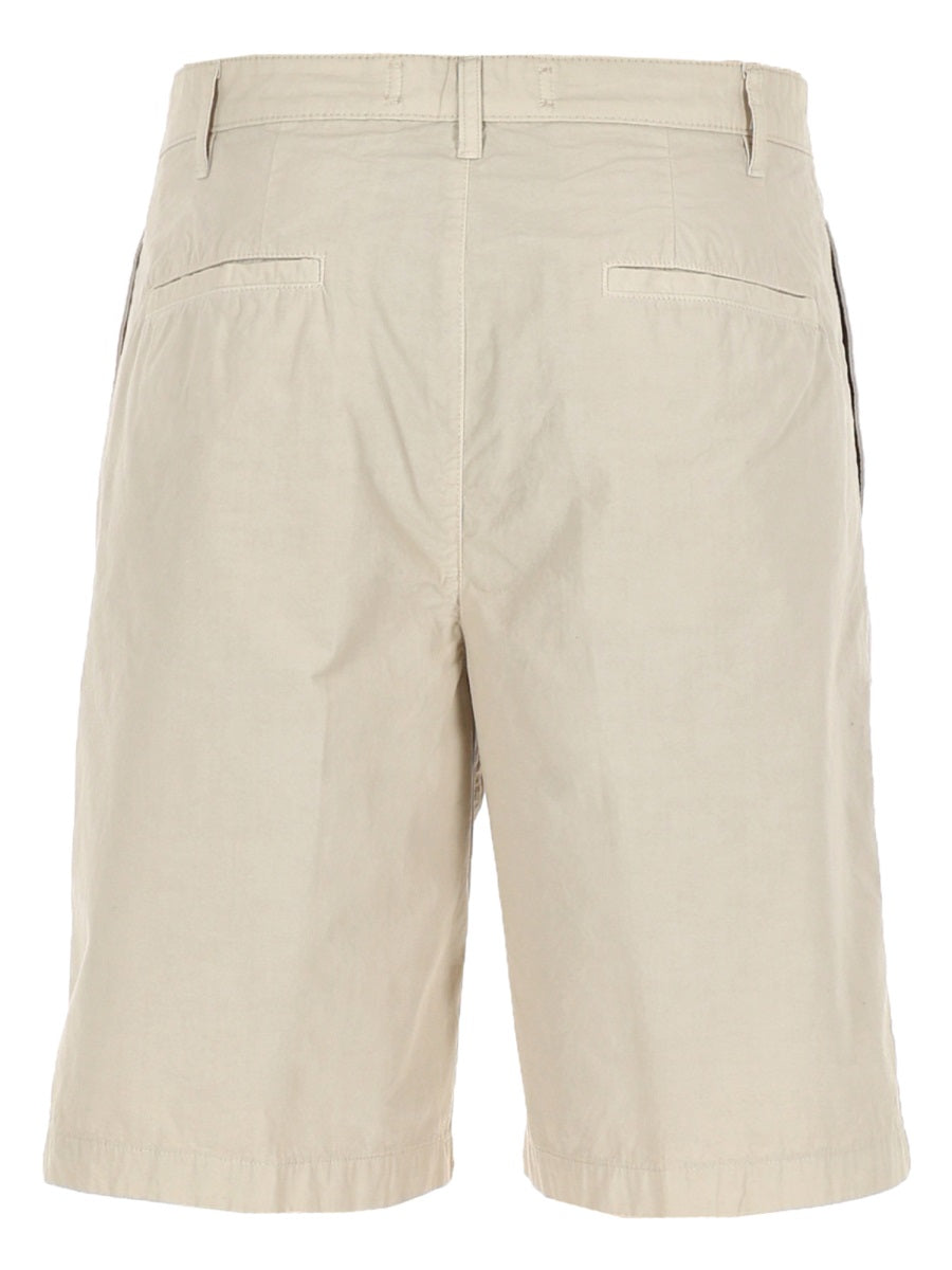 Aspesi Cotton Shorts — Beige, view 2