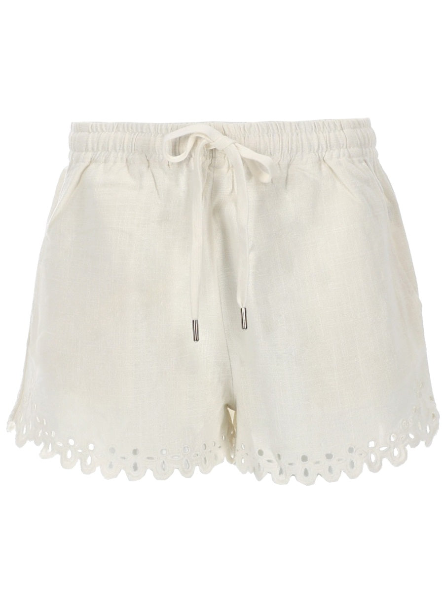Marant éToile Balyme Bermudas — White by Marant Etoile