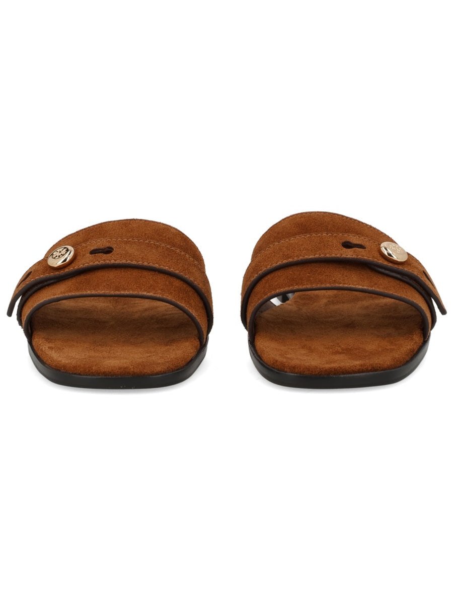 Tory Burch Romy Sandal — Brown by Tory Burch