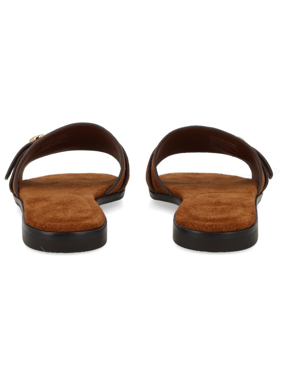 Tory Burch Romy Sandal — Brown, view 2